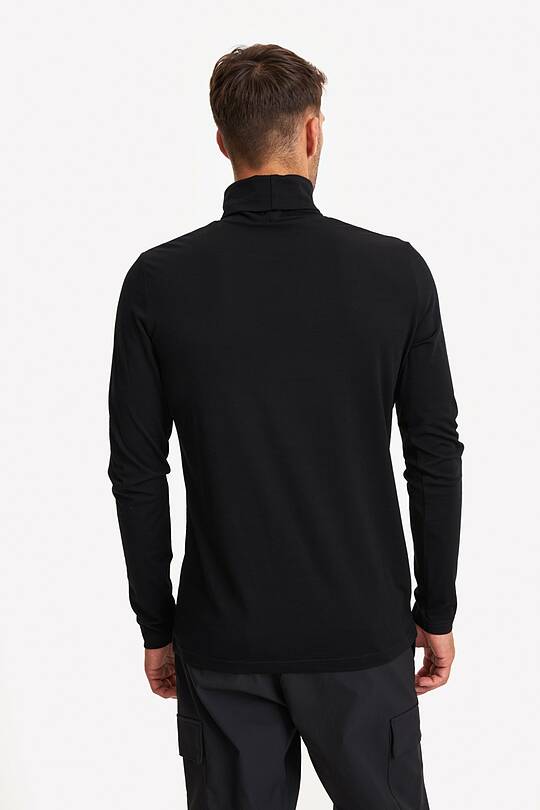 Merino wool long sleeve roll neck top 2 | Audimas