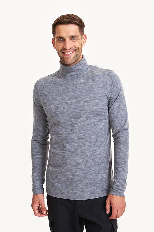 Merino wool long sleeve roll neck top 1 | Audimas