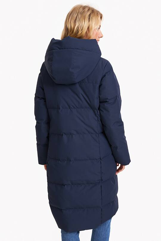 Long exaggerated collar down coat 2 | Audimas