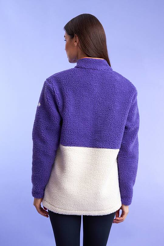Oversized full-zip sherpa fleece jacket 2 | Audimas