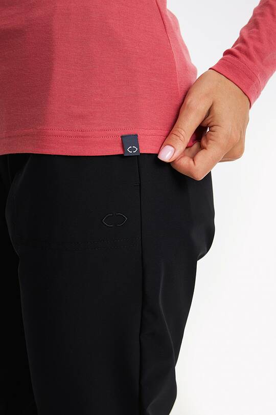 Merino wool roll neck long sleeve top 2 | Audimas