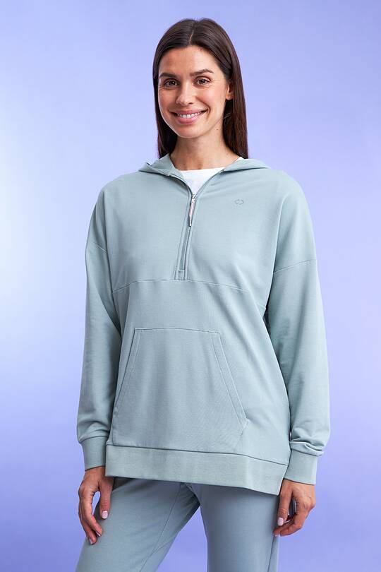 Soft modal half-zip hoodie 1 | Audimas