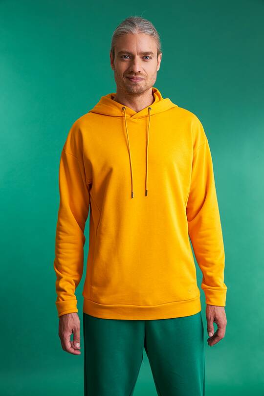 Organic cotton French terry hoodie 1 | Audimas