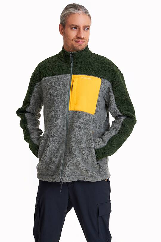 Oversized full-zip sherpa fleece jacket 1 | Audimas