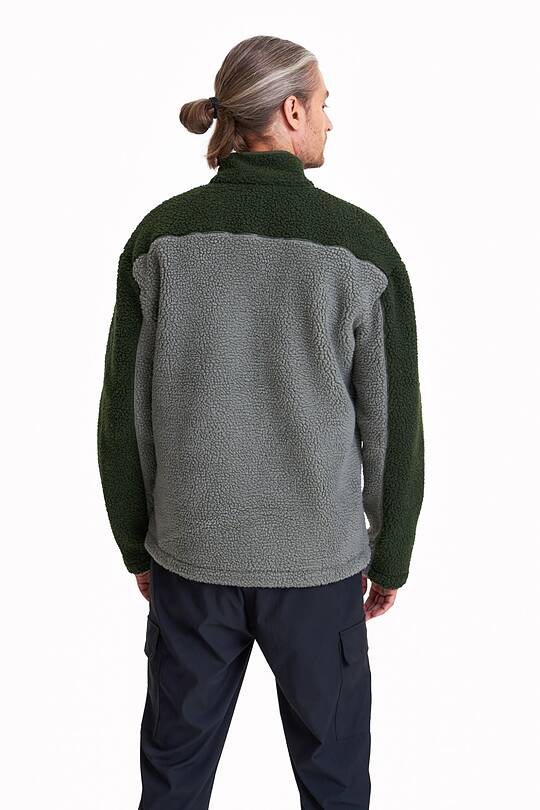 Oversized full-zip sherpa fleece jacket 2 | Audimas