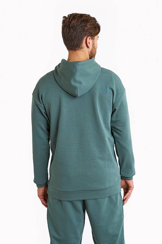 Organic cotton French terry hoodie 2 | Audimas