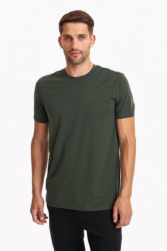 Fine merino wool short sleeve t-shirt 1 | Audimas