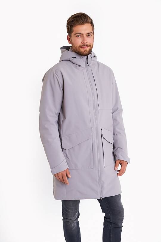 Long water repellent parka with 5000 membrane 1 | Audimas