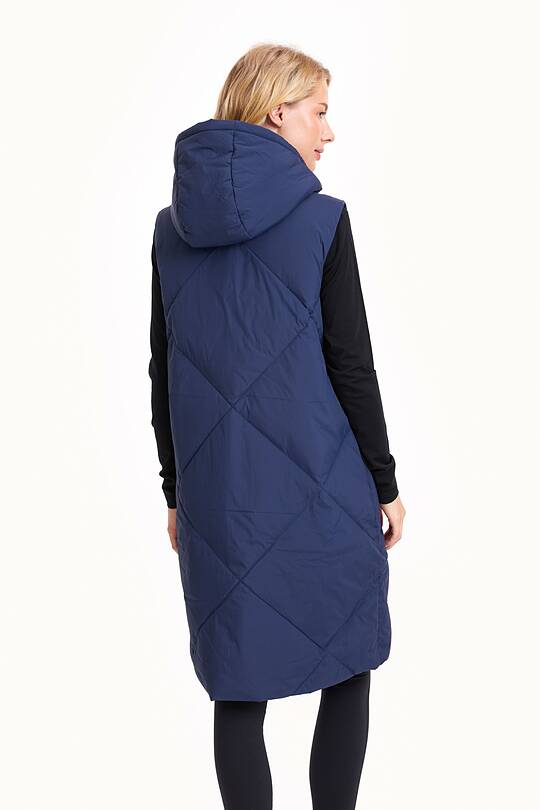 Long down vest  with detachable hood 2 | Audimas