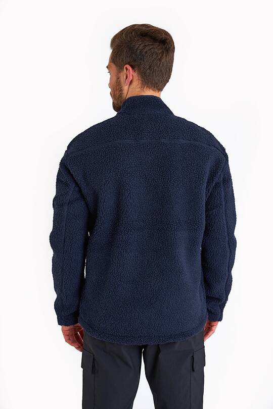 Oversized full-zip sherpa fleece jacket 2 | Audimas