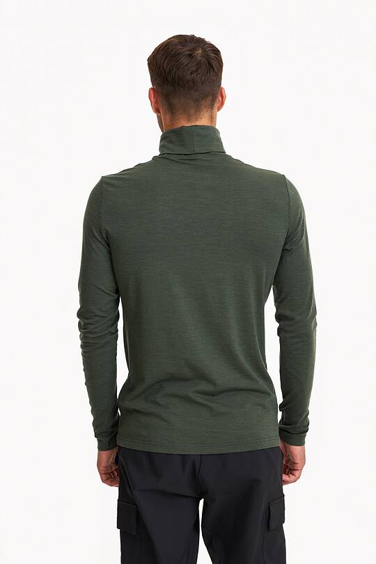 Merino wool long sleeve roll neck top 2 | Audimas