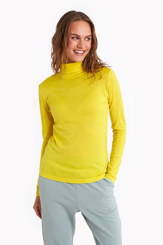 Merino wool roll neck long sleeve top 1 | Audimas