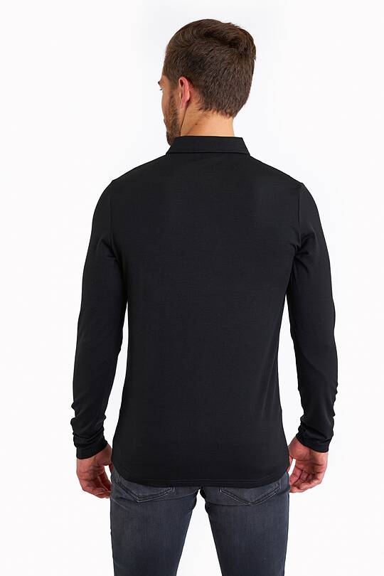 Merino wool long sleeve polo shirt 2 | Audimas