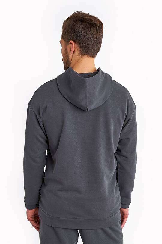 Organic cotton French terry hoodie 2 | Audimas