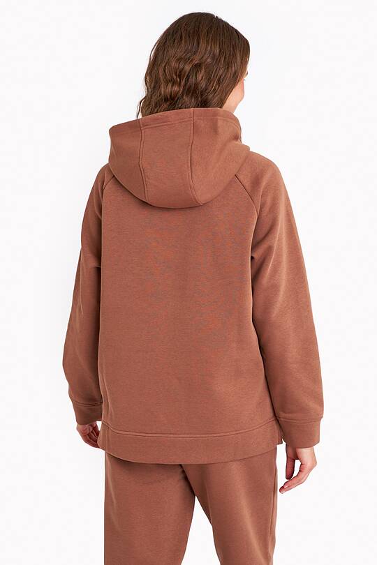 Organic cotton fleece hoodie 2 | Audimas