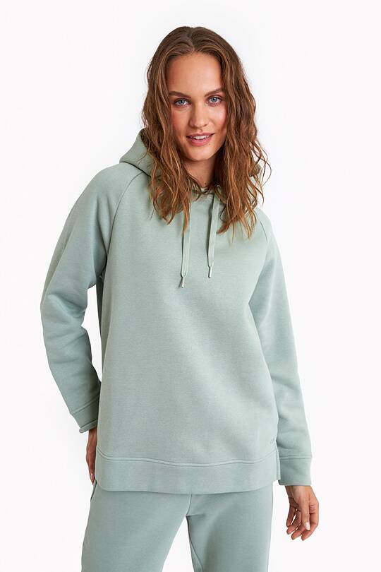 Organic cotton fleece hoodie 1 | Audimas