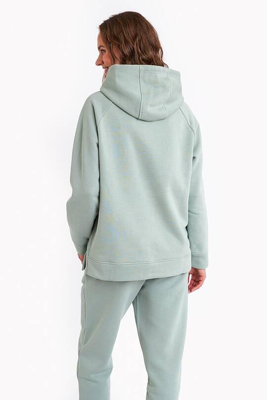 Organic cotton fleece hoodie 2 | Audimas