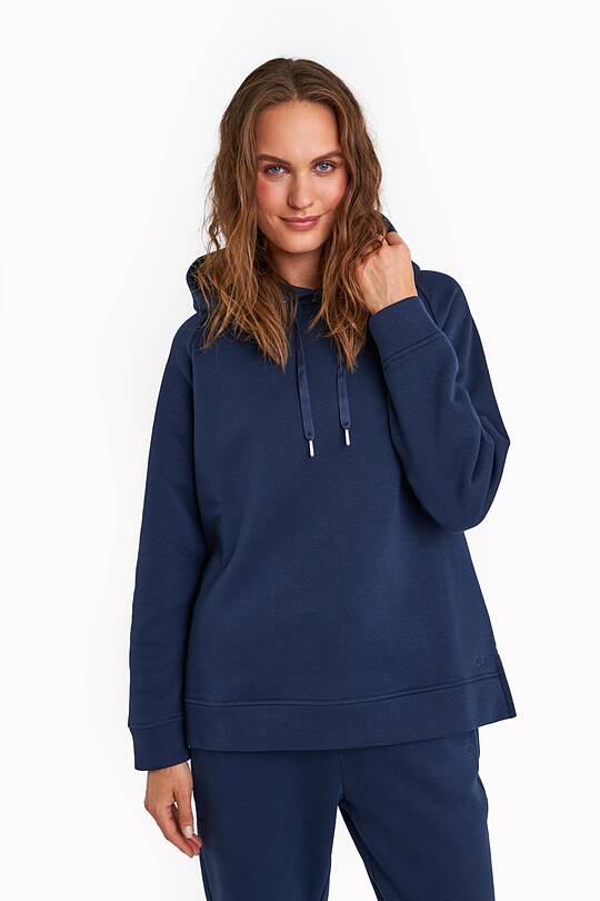 Organic cotton fleece hoodie 1 | Audimas