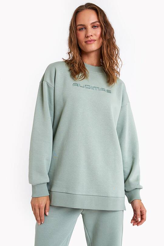 Organic cotton fleece sweatshirt 1 | Audimas