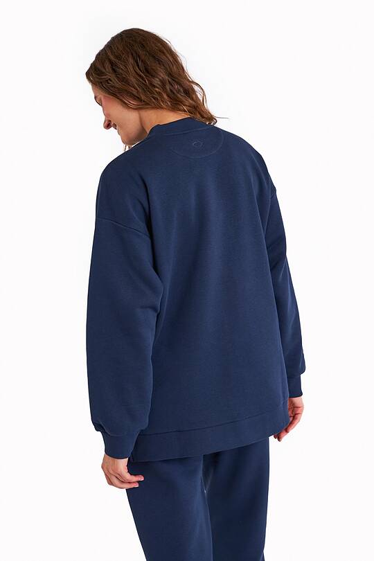 Organic cotton fleece sweatshirt 2 | Audimas
