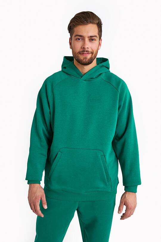 Organic cotton fleece hoodie 1 | Audimas