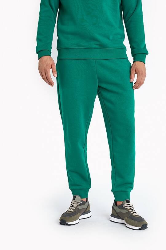 Organic cotton fleece sweatpants 2 | Audimas