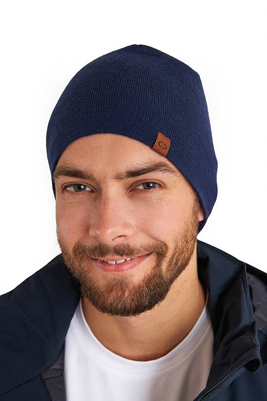 Knitted merino wool beanie 1 | Audimas