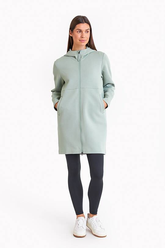 Long neoprene full-zip hoodie 1 | Audimas