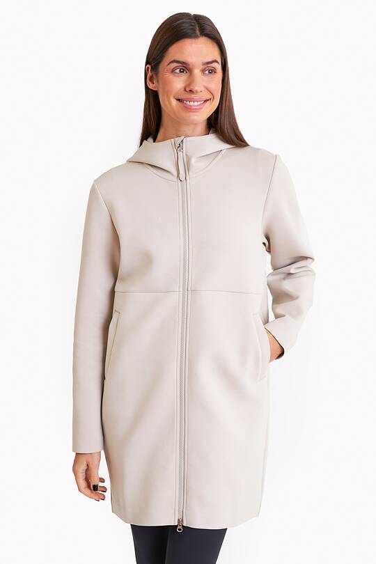 Long neoprene full-zip hoodie 1 | Audimas