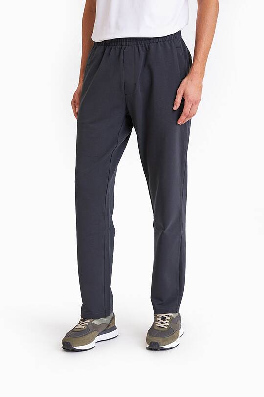 Straight cut organic cotton French terry sweatpant 2 | Audimas