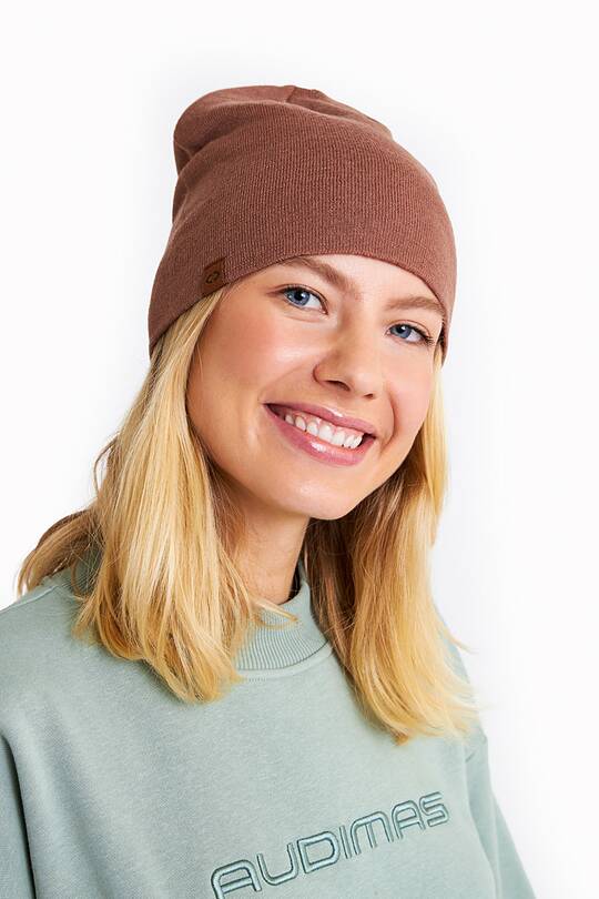 Knitted merino wool beanie 1 | Audimas