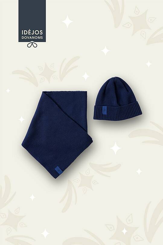 Merino wool hat and scarf set 1 | Audimas