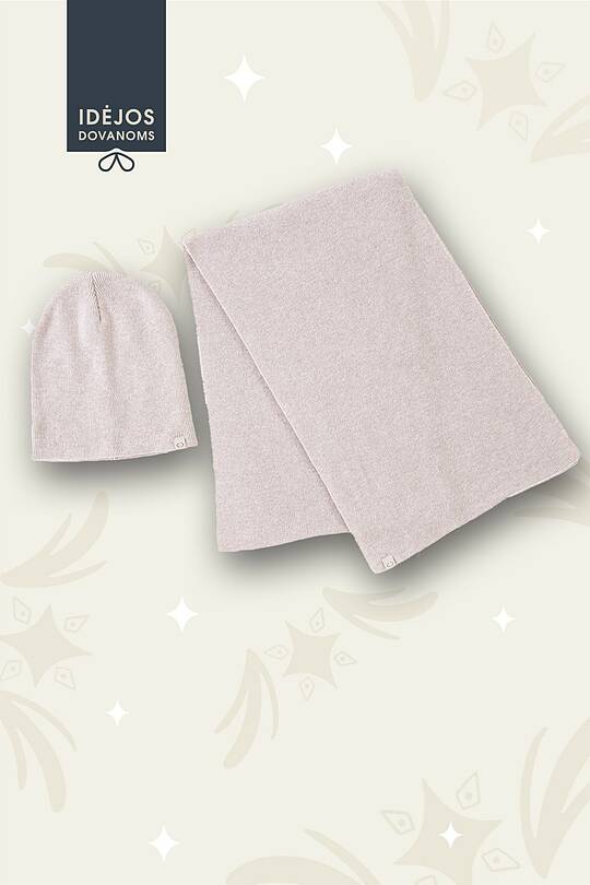 Merino wool hat and scarf set 1 | Audimas