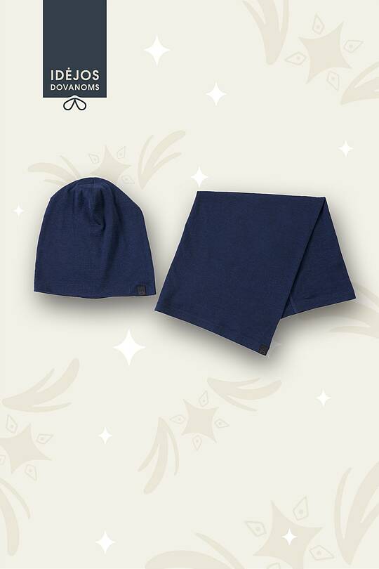 Merino wool hat and scarf set 1 | Audimas