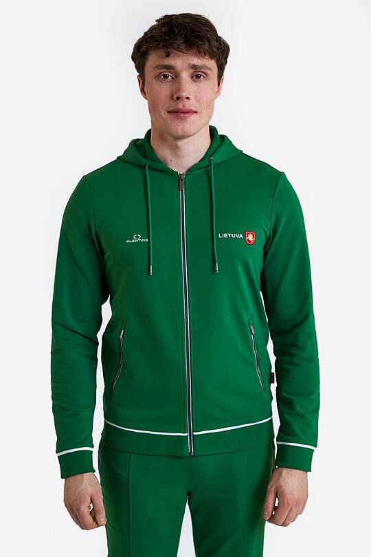 National collection cotton full-zip hoodie 1 | Audimas
