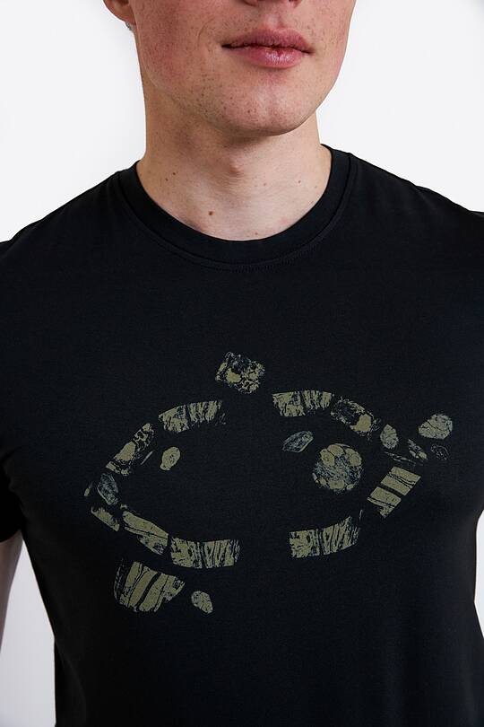 Short sleeved cotton T-shirt Rock 2 | Audimas