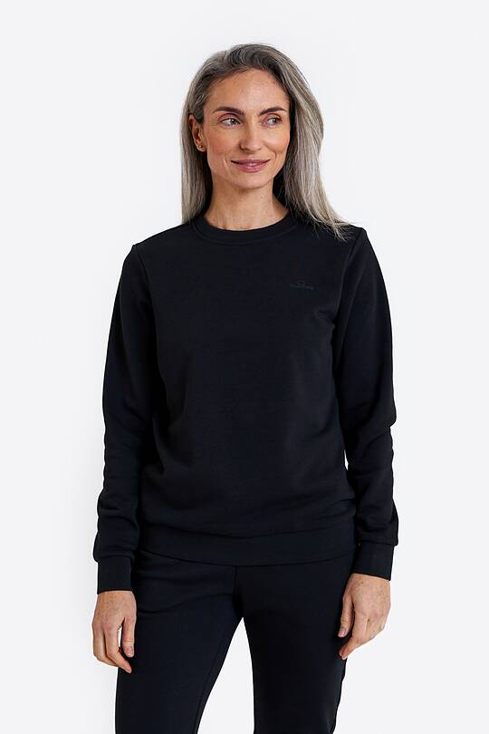 Cotton French terry crewneck sweatshirt 1 | Audimas