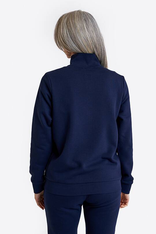 Cotton French terry full-zip sweatshirt 2 | Audimas