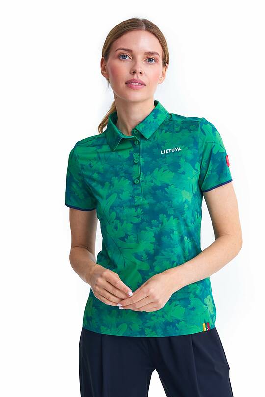 National collection oak print polo T-shirt 1 | Audimas