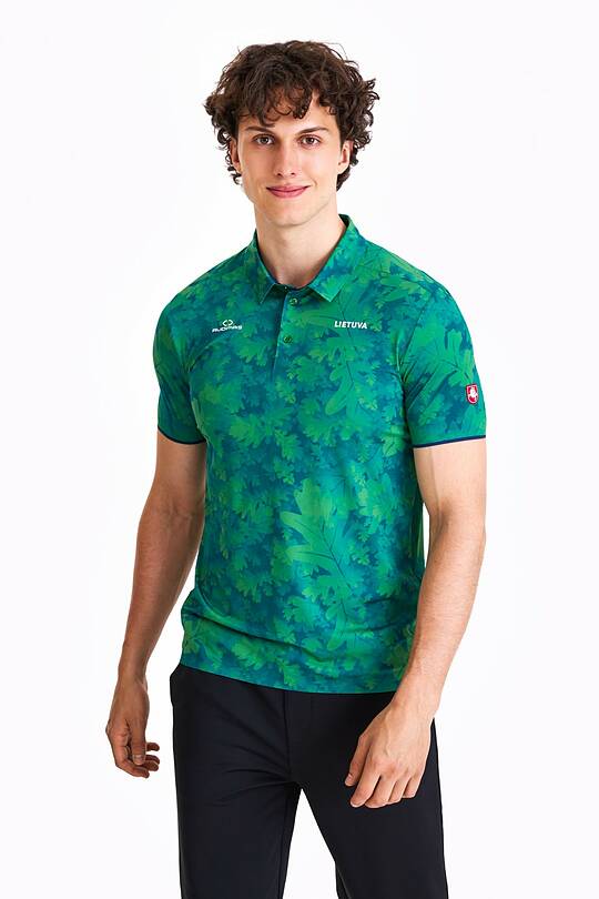 National collection oak print polo T-shirt 1 | Audimas