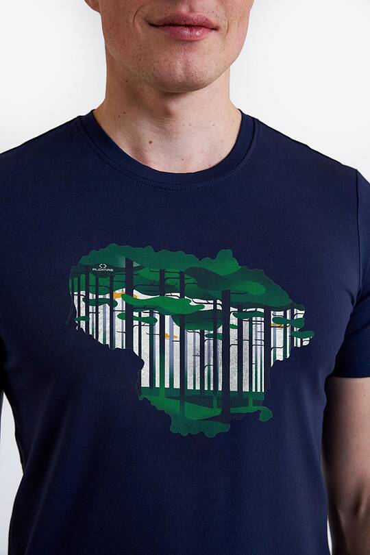 Short sleeves cotton T-shirt National forest 2 | Audimas