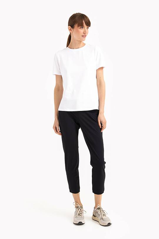 Lightweight cropped fit SENSITIVE trousers 1 | Audimas