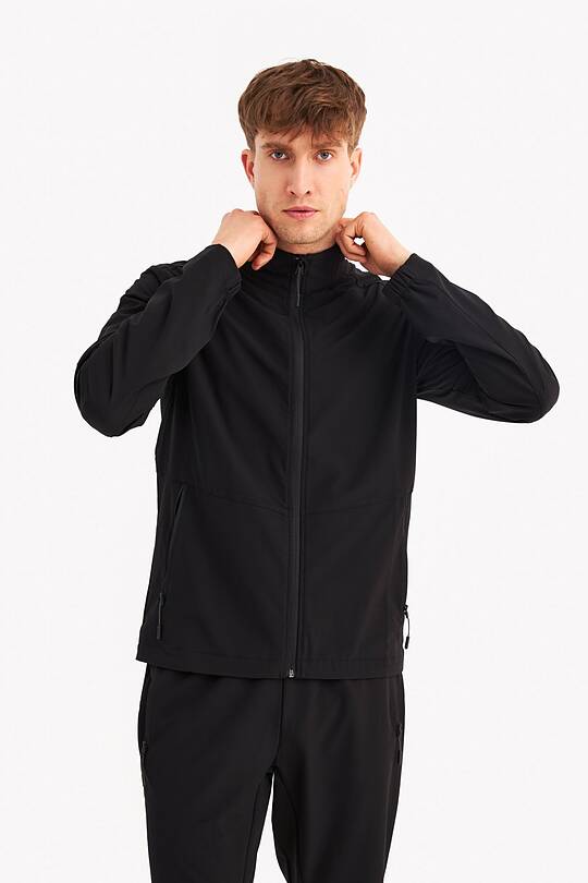 Stretchy woven full-zip track jacket 1 | Audimas