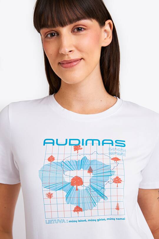 Short sleeves cotton T-shirt Lithuanian forests 2 | Audimas