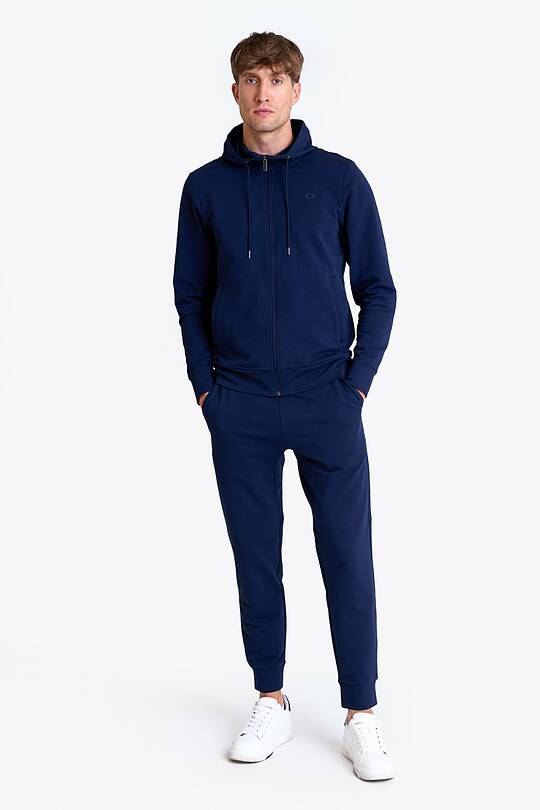Tapered cotton French terry sweatpants 1 | Audimas