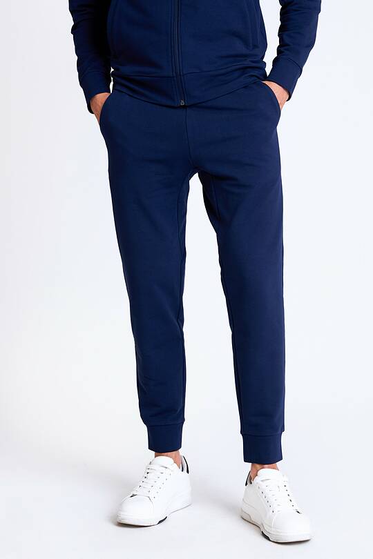 Tapered cotton French terry sweatpants 2 | Audimas