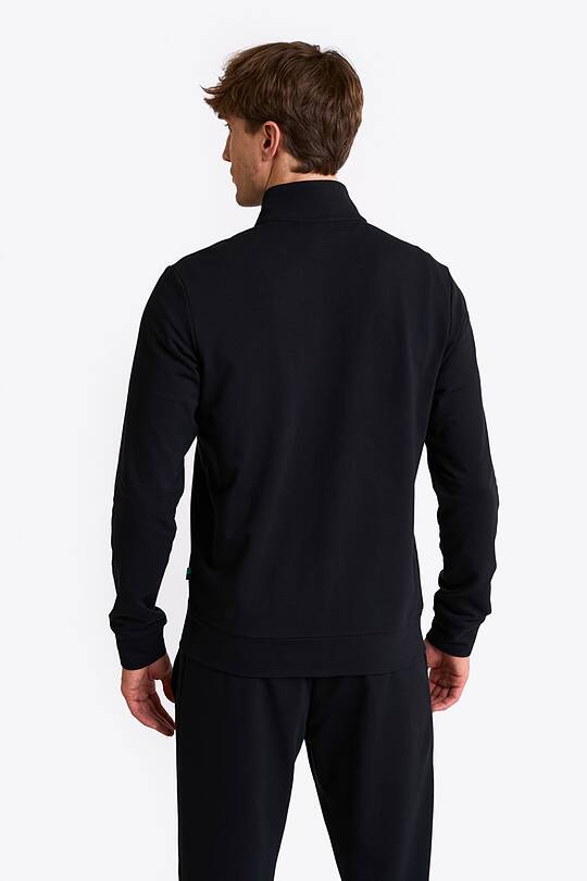 Cotton French terry full-zip sweatshirt 2 | Audimas