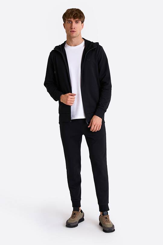Tapered fit cotton French terry sweatpants 1 | Audimas