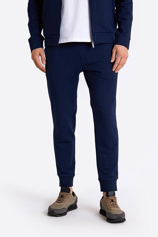 Tapered fit cotton French terry sweatpants 2 | Audimas