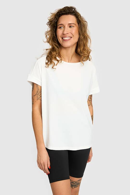 SENSITIVE fabric short sleeve T-shirts 1 | Audimas